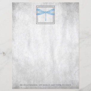 Blue Dragonfly Personalised Paper Sheet