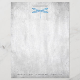 Blue Dragonfly Personalised Paper Sheet