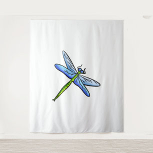 Blue Dragonfly  Tapestry