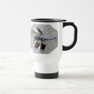 Blue Dragonfly Travel Mug