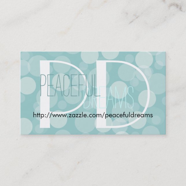 Blue Dream Business Card (Front)