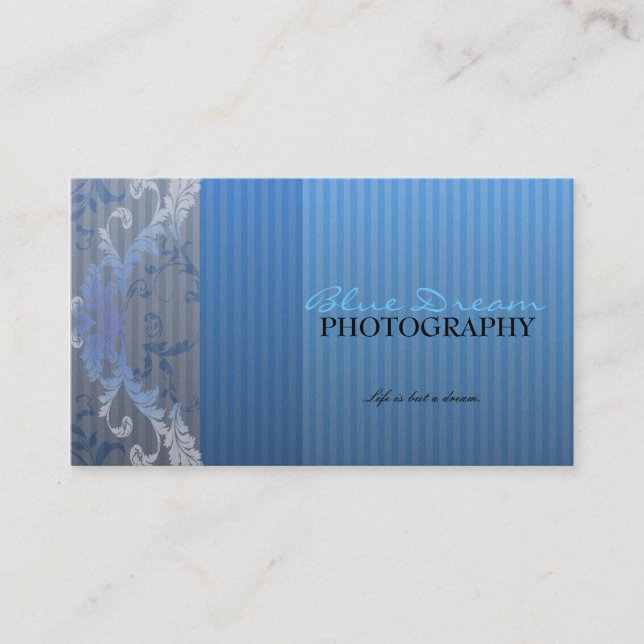 Blue Dream Business Cards (Front)