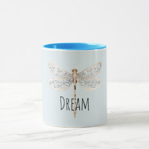 Blue Dream Dragonfly Mug