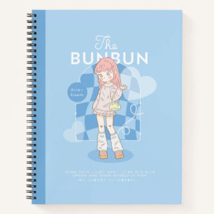 Blue Dream Pink Notebook