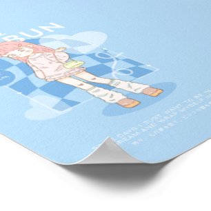 Blue Dream Pink  Poster