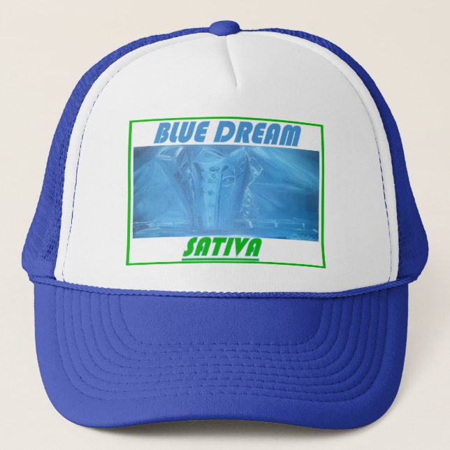 BLUE DREAM SATIVA TRUCKER HAT (Front)