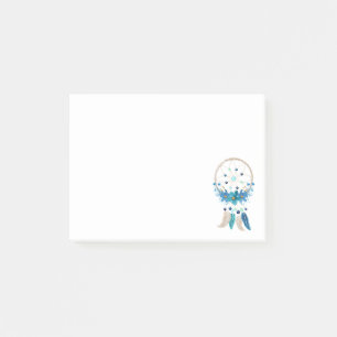 Blue Dreamcatcher Stylish Boho Design Post-it Notes