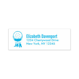 Blue Dreamcatcher Stylish Boho Design Self-inking Stamp