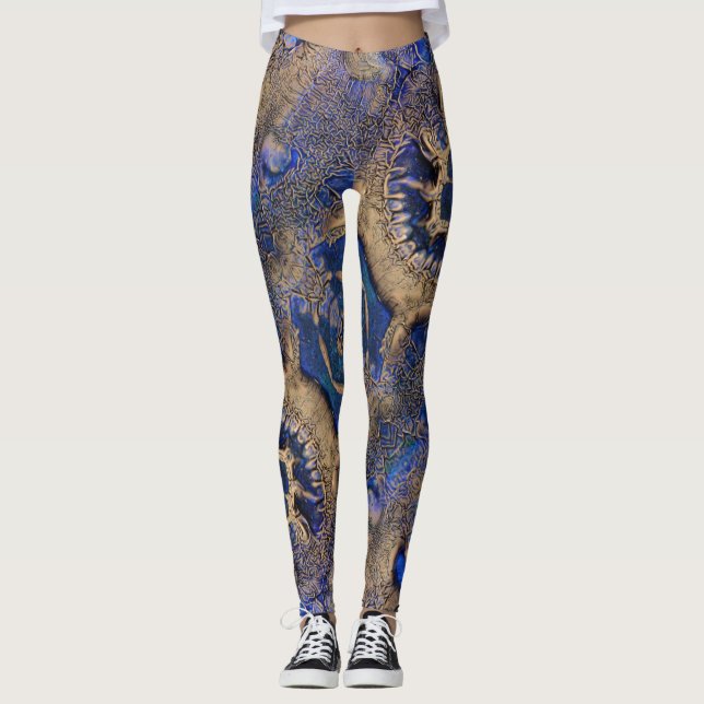 Blue Dreams Leggings (Front)