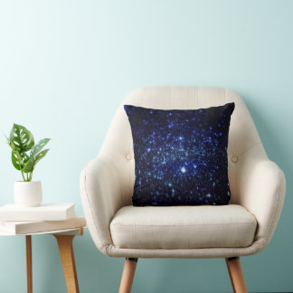 Blue Dreams Stars Pillow
