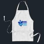 Blue Dreidel Standard Apron<br><div class="desc">Dreidel dreidel dreidel in three different shades of blue with a blue dreidel for Hanukkah.</div>