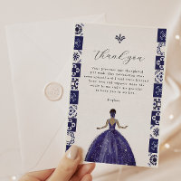 Blue Dress Wall Tiles Quinceañera