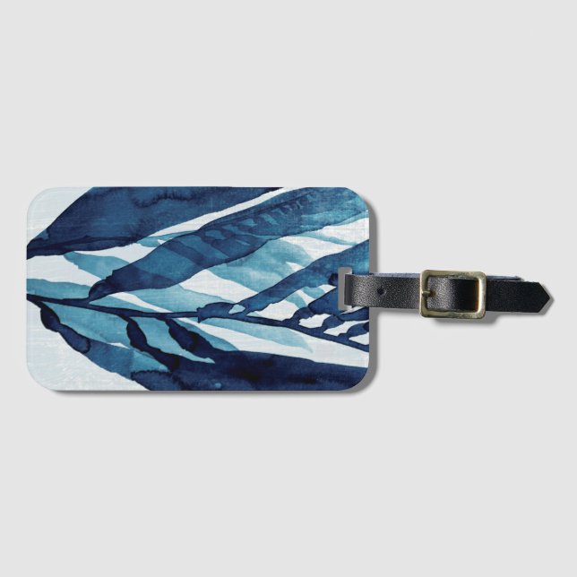 Blue Drift I Luggage Tag (Front Horizontal)