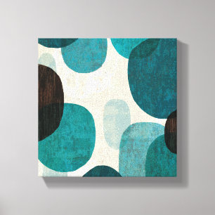 Blue Drips Canvas Print
