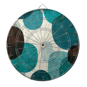 Blue Drips Dartboard