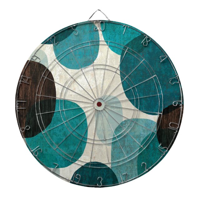 Blue Drips Dartboard (Front)
