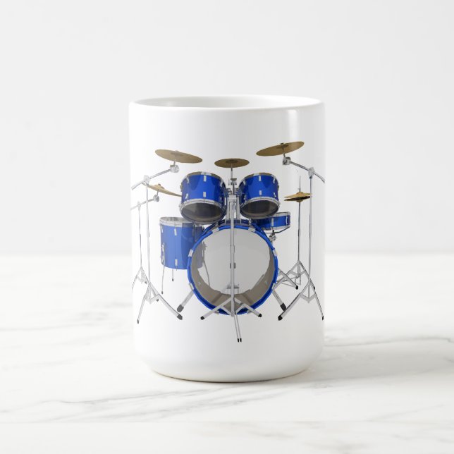 Blue Drum Kit: Coffee Mug (Center)