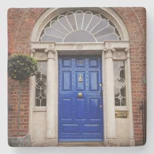 Blue Dublin Door Coaster