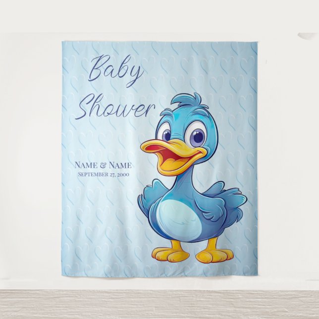 Blue Duck Backdrop Tapestry (Front)