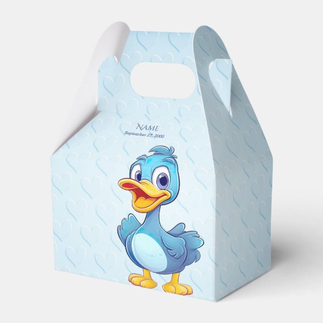 Blue Duck Favour Box (Front Side)