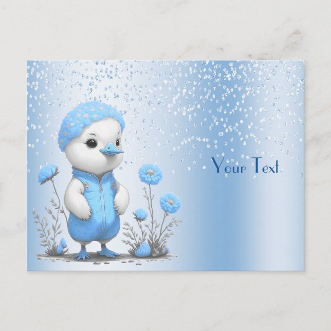 Blue Duck Postcard (Front)