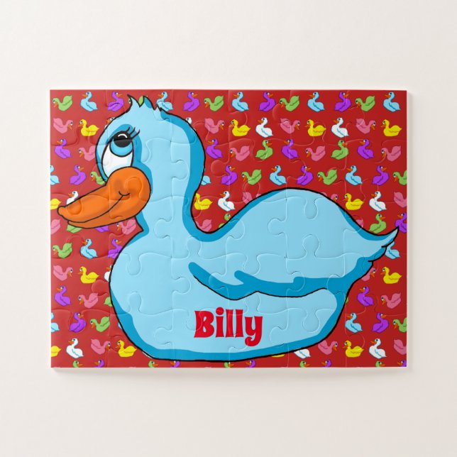 Blue Duck Puzzle (Horizontal)
