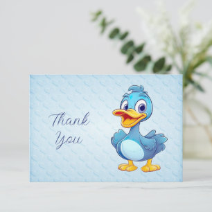 Blue Duck Thank You Card