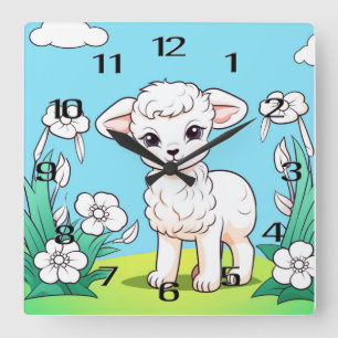 Blue Duck Wall Clock