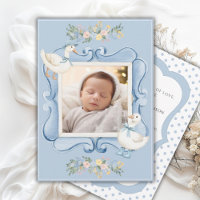 Blue Ducks Floral Vintage Baby