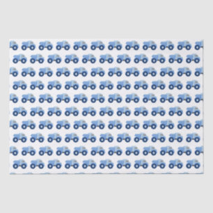 Blue Dump Truck Kid's Birthday Tissue Paper