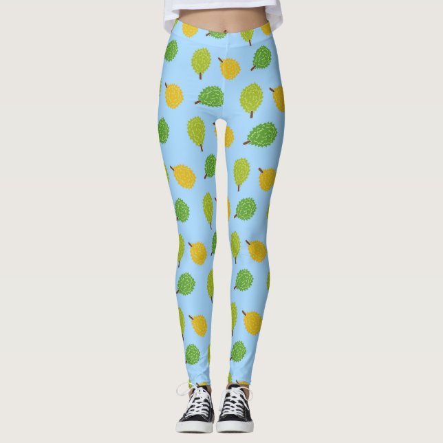 blue durians leggings (Front)