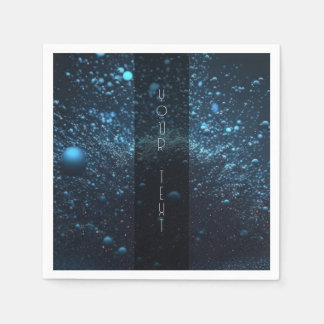 Blue Dust Explosion Napkin
