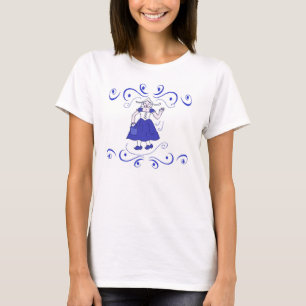 Blue Dutch Delft Look T-Shirt