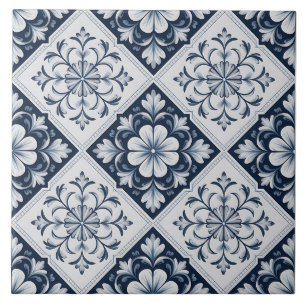 Blue Dutch Delft Pattern Tile