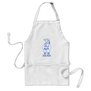 Blue Dutch Skate Goat Standard Apron