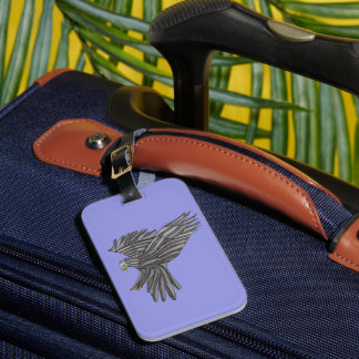 Blue Eagle Luggage Tag