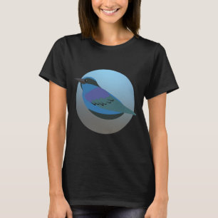 Blue-eared Starling Bird Lab T-Shirt
