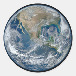 Blue Earth Classic Round Sticker