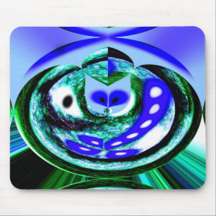 Blue Earth Spirit Mouse Mat