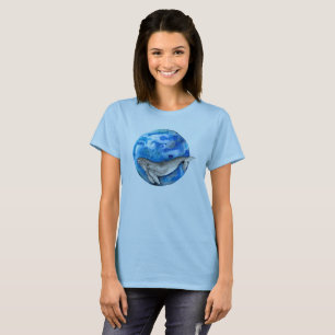 Blue Earth Whale T-Shirt