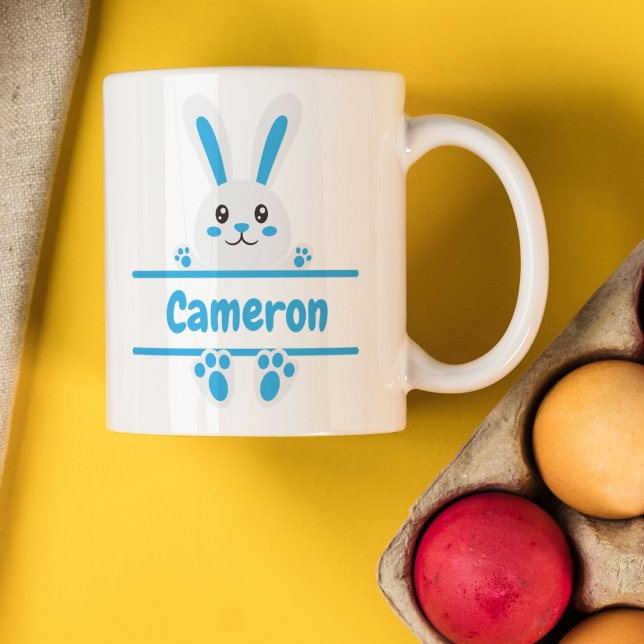 Blue Easter Bunny Coffee Mug (Creator Uploaded)