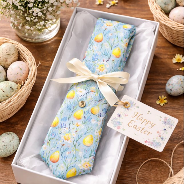 Blue Easter Tie (Creator Uploaded)
