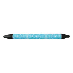 Blue Eclipse Pen Black Ink Pen