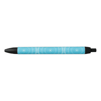 Blue Eclipse Pen Black Ink Pen