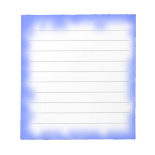 blue edge notepad (Front)