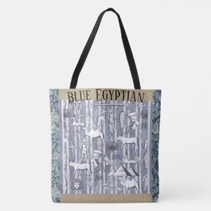 Blue Egyptian Tote Bag