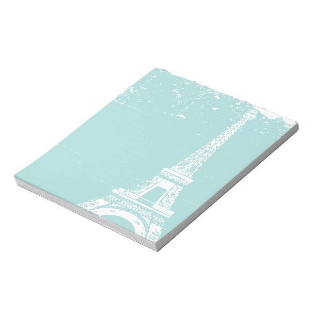 Blue Eiffel Tower Notepads (Rotated)