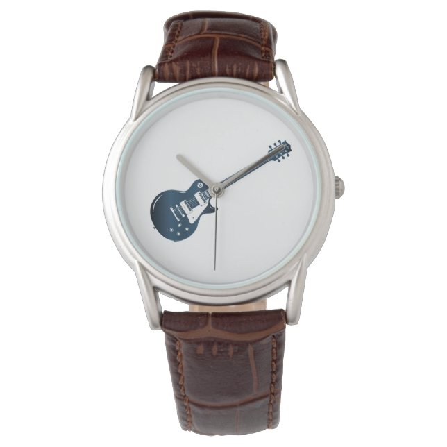 Blue Electric Guitar Watch (Front)