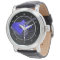Blue Electric Guitar Wrist Watch