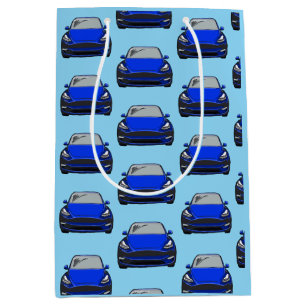 Blue Electric Vehicle SUV Car Gift Bag